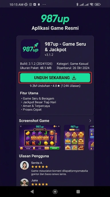 Unduh APK 987up untuk Pengguna Android di Indonesia