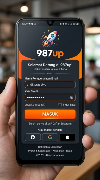 Panduan Masuk Akun 987up untuk Pengguna Android