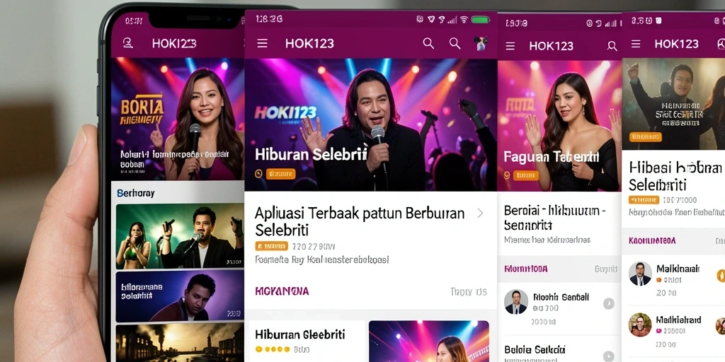 Tampilan antarmuka HOKI123 yang menarik dan informatif tentang selebriti.