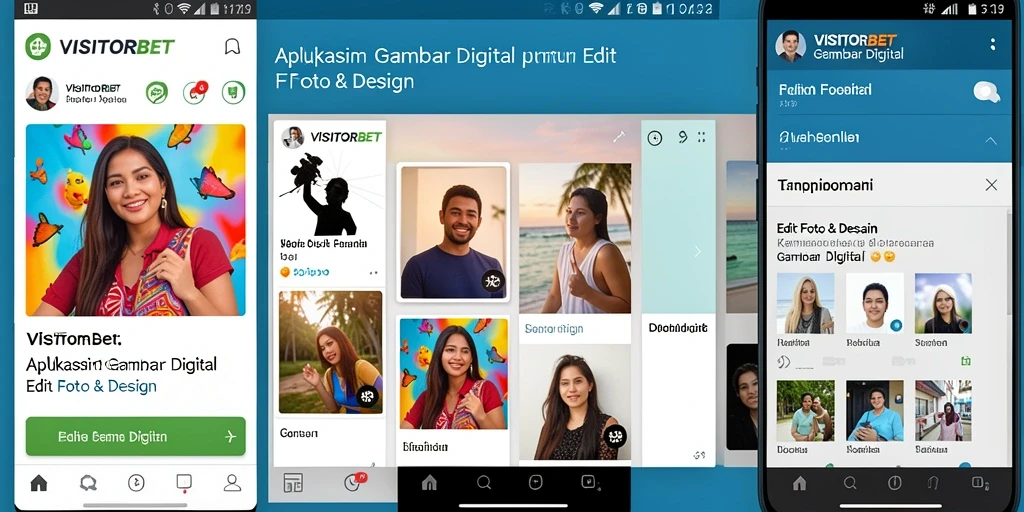 Antarmuka intuitif VISITORBET untuk Gambar Digital